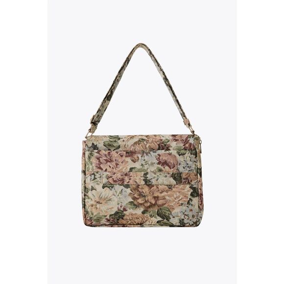 NWT Beis The Expandable Messenger Tote in Vintage Floral - Picture 1 of 8